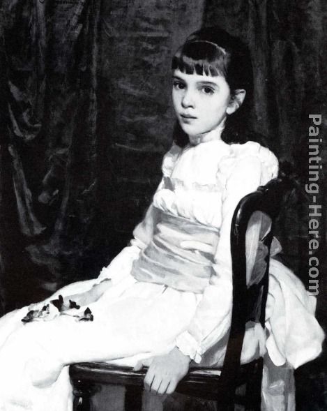 Little Girl painting - Cecilia Beaux Little Girl art painting